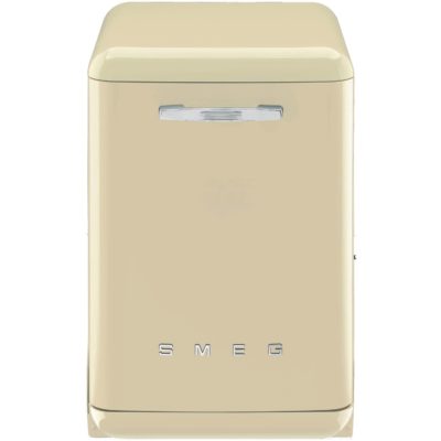 Smeg DF6FABP2 60cm 50's Style Freestanding Dishwasher in Cream Smeg DF6FABP2 60cm 50's Style Freestanding Dishwasher in Cream